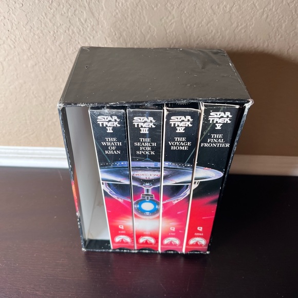 Vintage 1991 Star Trek VHS Tape Set (2, 3, 4, 5), Classic Hollywood Films anc Co - Picture 10 of 10